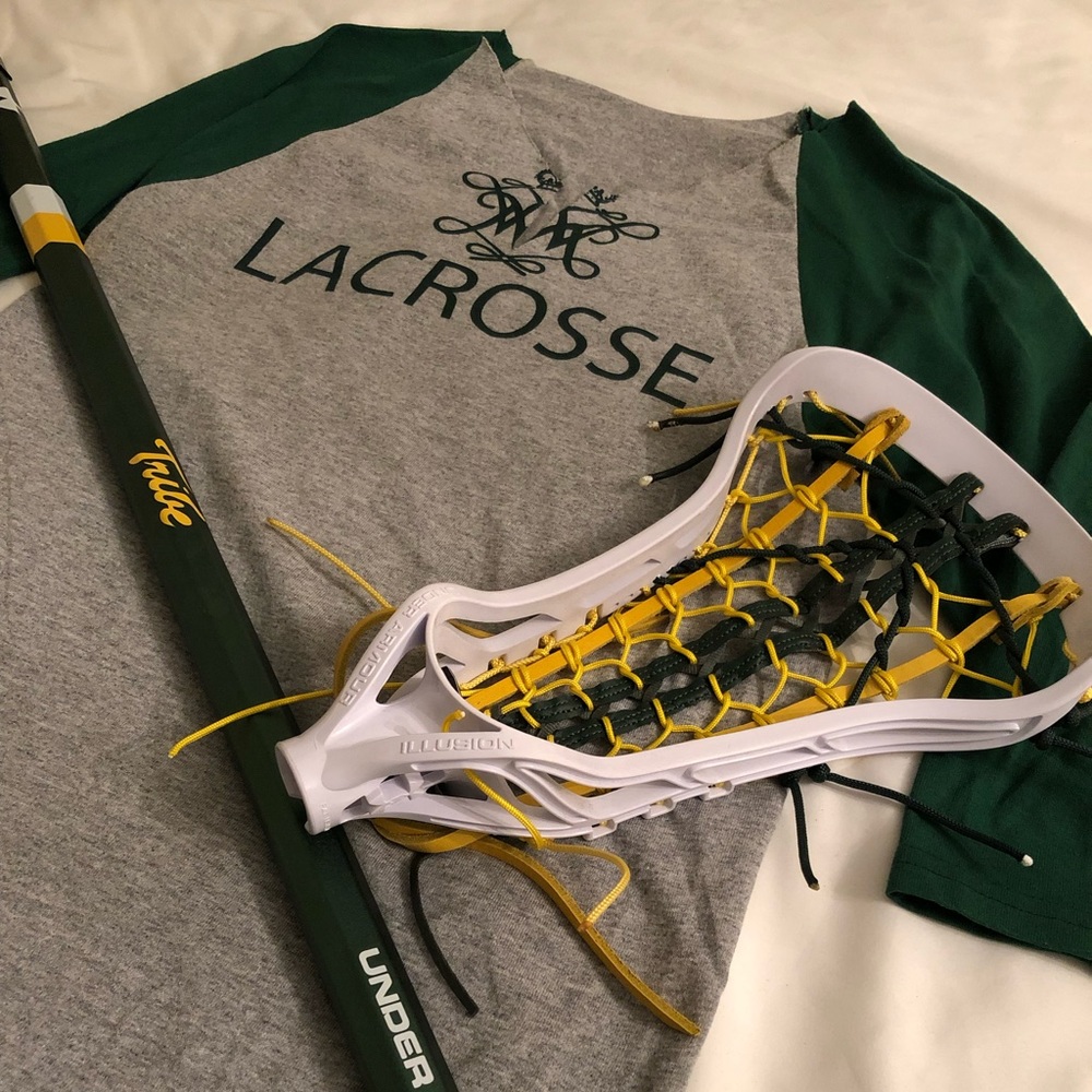 W&M Lacrosse Quarter Sleeve Baseball Tee